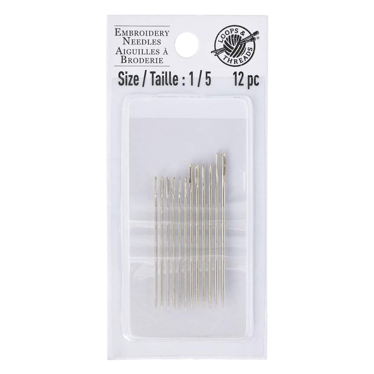 Loops &#x26; Threads&#x2122; Embroidery Needles, 1/5